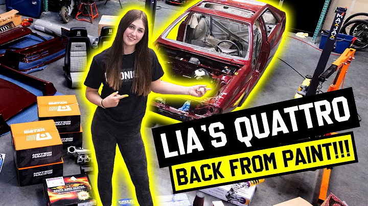 Lia Blocks Audi Ur-Quattro gets PPG Paint and a ne...