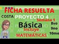 🔴Proyecto 4 SEMANA 1 Básica Superior , Ciclo COSTA ✔️, incluye MATEMÁTICAS  |SUPER FACIL |🚀