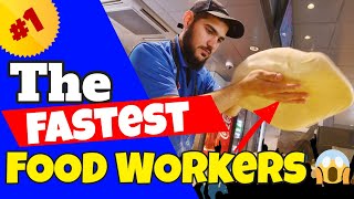 The Fastest Food Workers Compilation #1