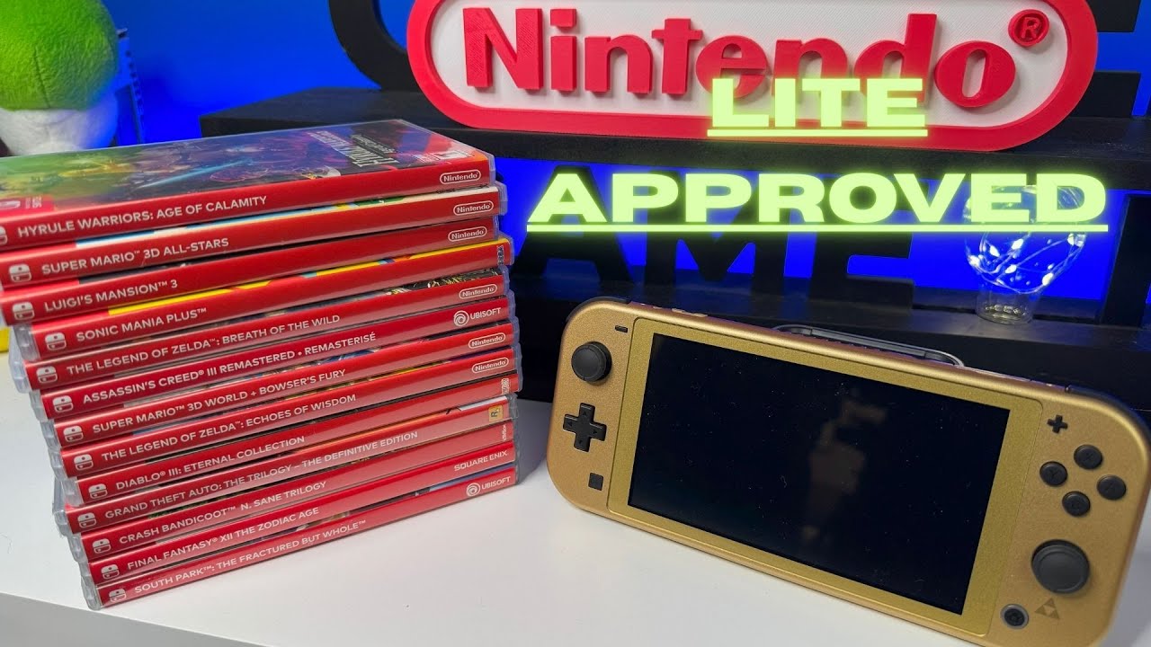 Minecraft Nintendo Switch Lite Gameplay - YouTube