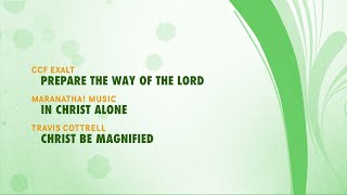 MIX - PREPARE THE WAY OF THE LORD+IN CHRIST ALONE+CHRIST BE MAGNIFIED 1080p Lyrics-Worship & Praise