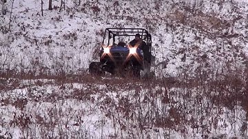 Polaris DURATRACKS RANGER Track System climbs steep hill