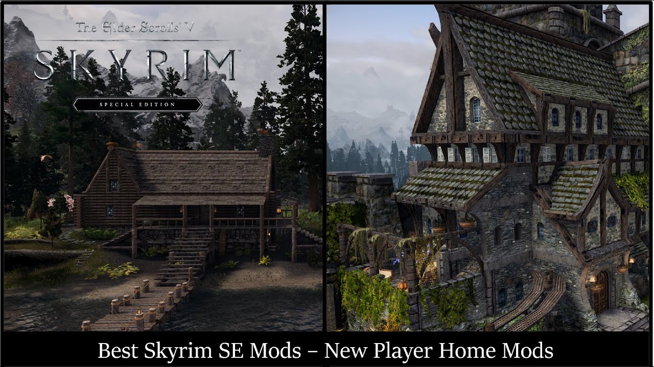 Skyrim - Top 3 Secret Player Home Mods - (Skyrim Special Edition Mods  Weekly - Xbox/ PC) 