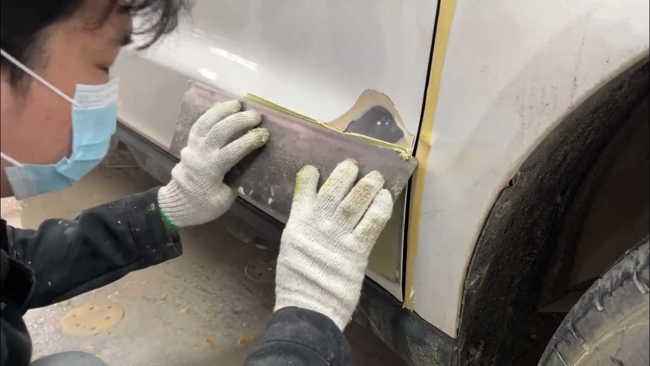 How to use ACB F200 Polyester Putty Car Paint ？ YouTube