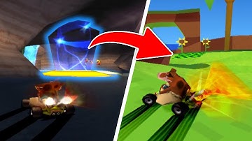 Speedrunning the NEW Crash Team Racing Custom Adventure Mode!