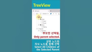 TreeView - hierarchy #shorts