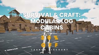 Survival & Craft: MODULAR LOG CABINS | Modular elements | Unity Assetstore | Game-Ready Assets
