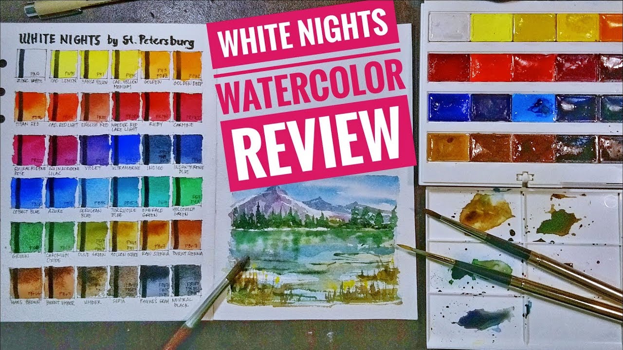 St Petersburg White Nights Watercolor