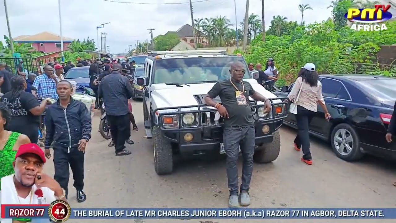 The Burial of Late Mr Charles Ewere Eborh (a.k.a.) Razor 77, in Agbor ...