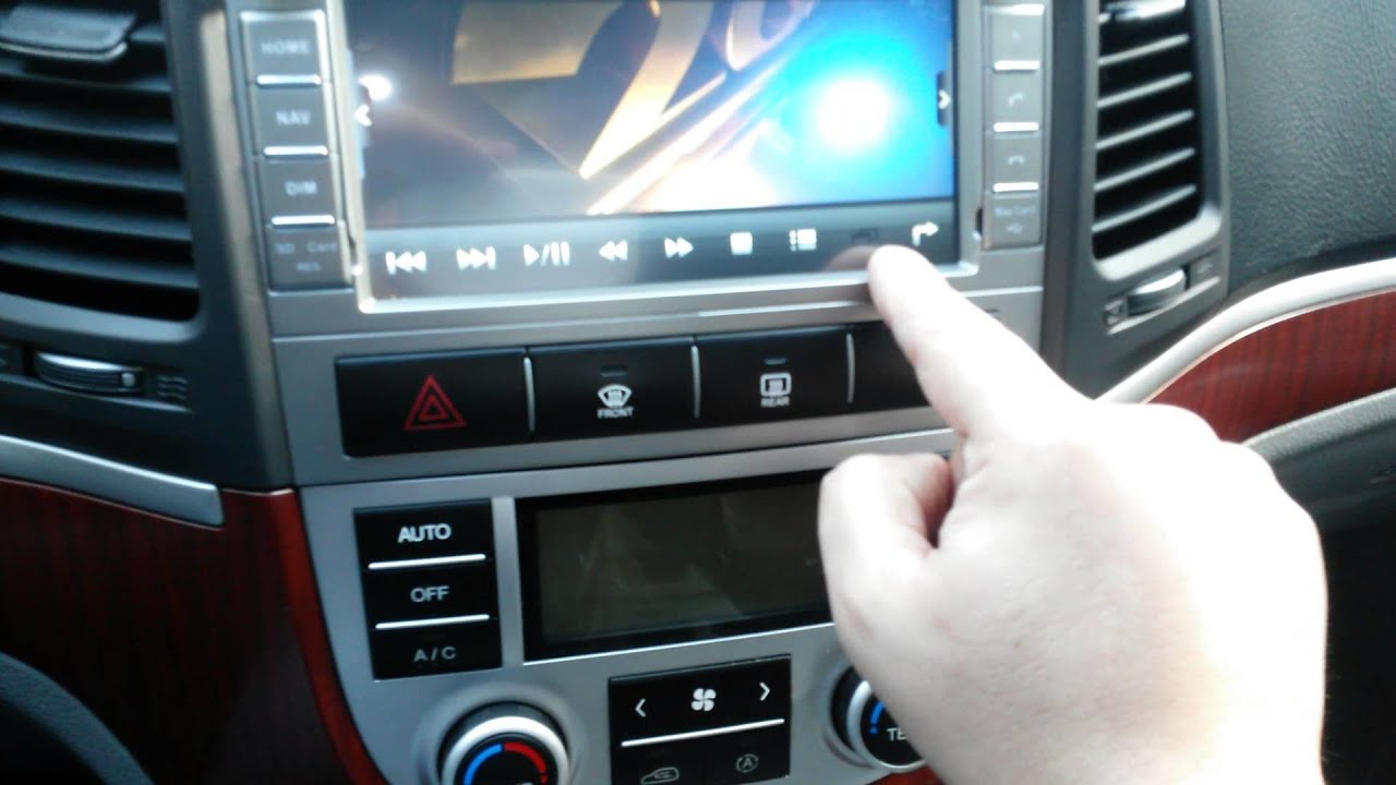 2 Din Hyundai Santa Fe  dgd 7211