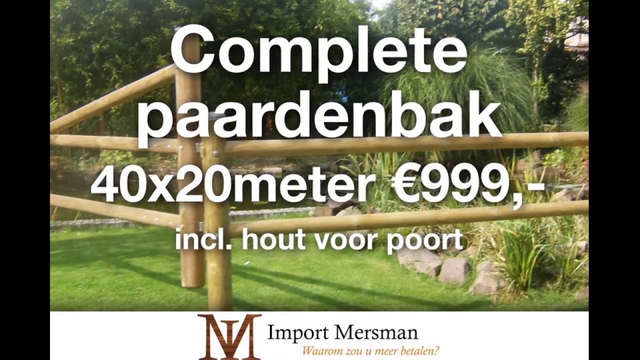 Complete paardenbak €999