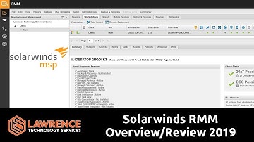 Solarwinds MSP RMM Overview / Review 2019 from an MSP perspective