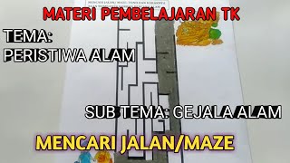 MATERI PEMBELAJARAN TK/ Mencari Jalan/Maze