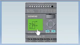 LOGO! Programming instructions   timer function 1   LOGO online learning 8 30