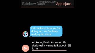 Rainbow Dash and Applejack: Goodbye, Granny Smith