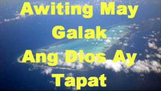 Awiting May Galak | Ang Dios Tapat (faithmusic manila) chords