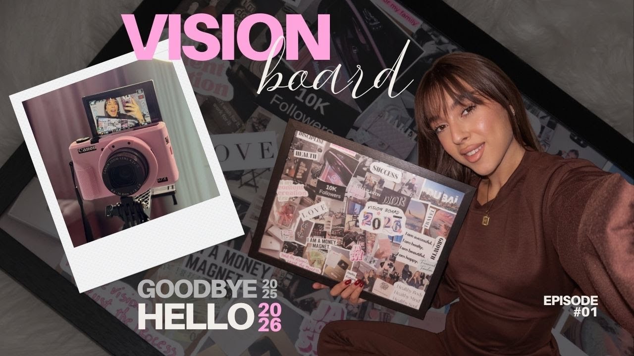 Kako manifestujem svoje snove? ✨ | VISION BOARD 2026. 🤍