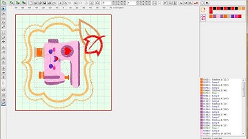 Usando o Embird para juntar 2 matrizes e formar uma nova.