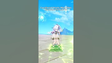 Coordinated Attacks Behave Differently With Her In Genshin Impact