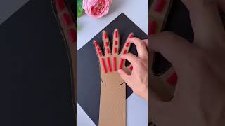 Amazing Cardboard Robotic Hand 🤖 | DIY Science Project at Home | Easy School Craft#science #usa