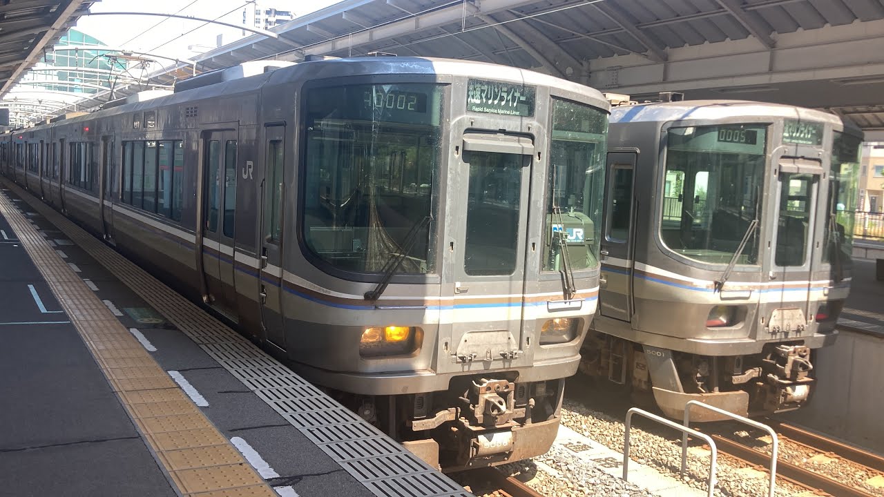 指宿枕崎線(普通)車窓 鹿児島中央→指宿/ キハ47 鹿児島中央1202