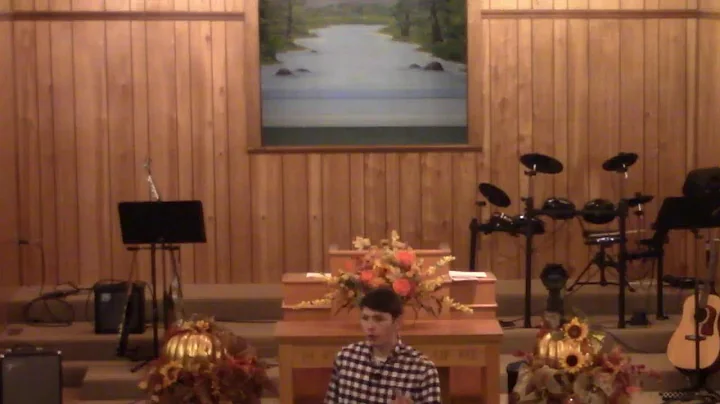 Enon Baptist 11-9-2022  Wednesday Night Bro. Caleb...