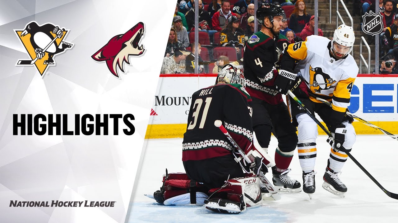 Nhl Highlights Penguins Coyotes 1 12 20 Youtube