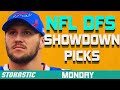 NFL DFS Showdown Strategy MNF Week 17 Bills vs. Bengals | Monday Night Football