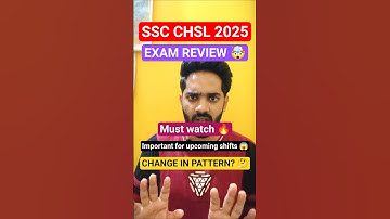 🚨SSC CHSL 2025 Exam Review🔥Real Shift Analysis | Level, Attempts, Cutoff, Questions Trend 😱#sscchsl