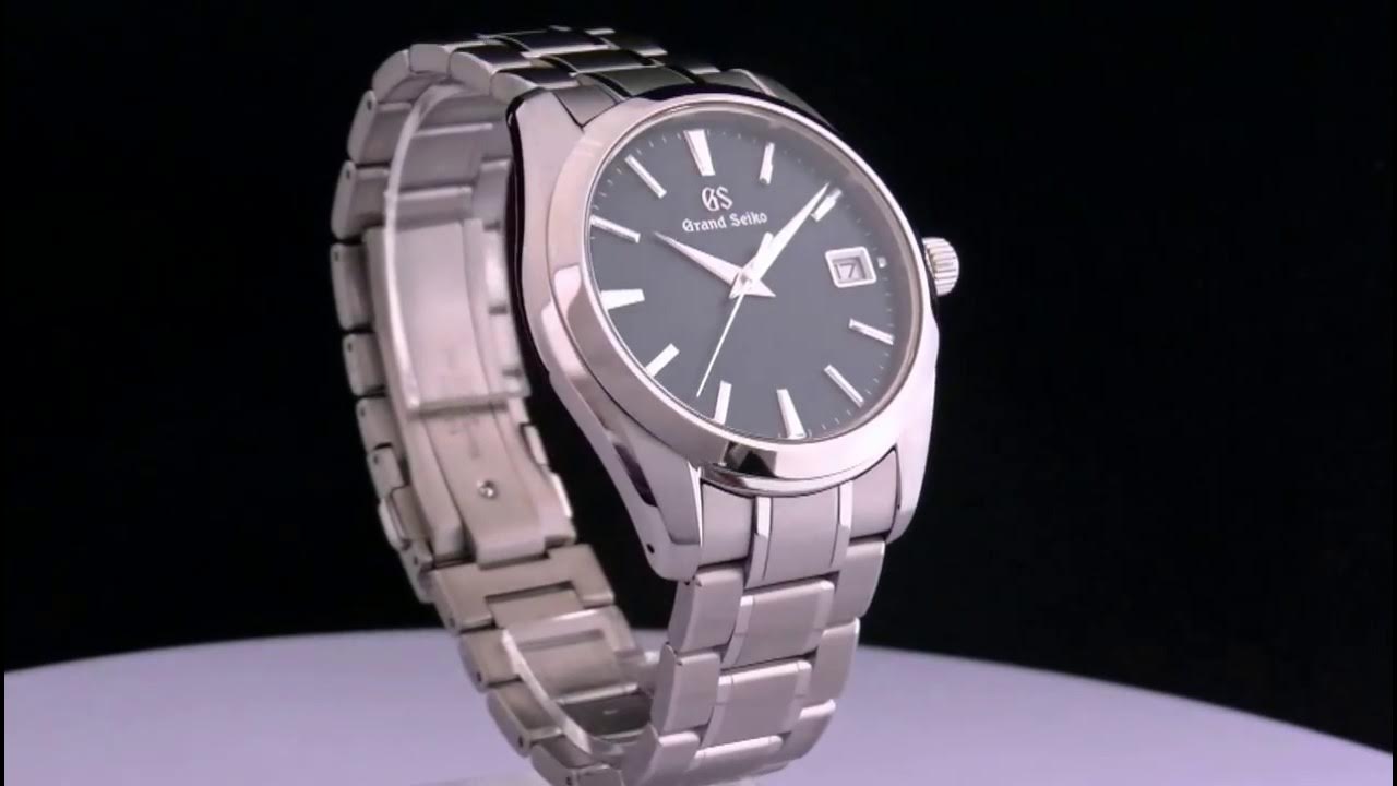 Grand Seiko SBGV233 9F Quartz Titanium 2017 New - YouTube