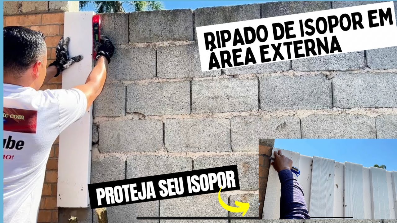 Passo a passo como realizar revestimento de isopor em reas externas