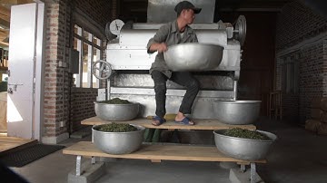 Jun Chiyabari - In the factory / Machine drying - video 3