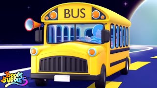 the wheels on the bus popular kids song and nursery rhyme by boom buddies