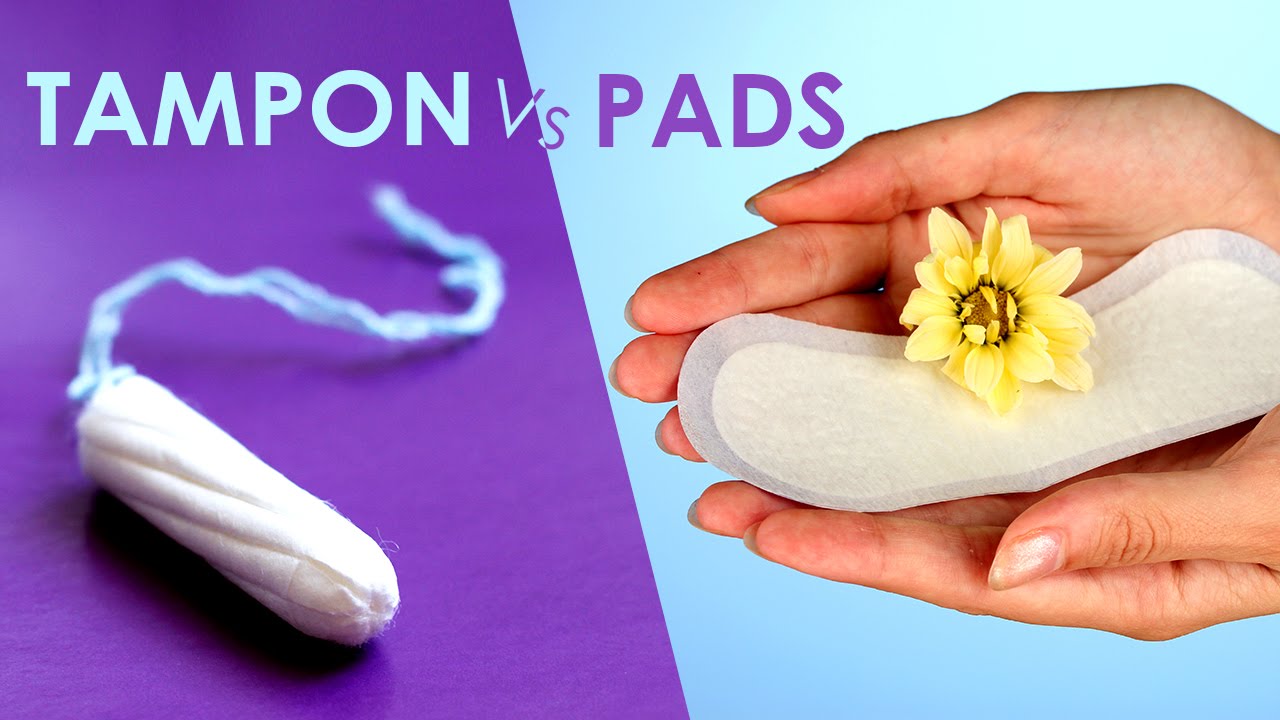 Fremtrædende perle For pokker Which is healthier - Tampon or Pad? - YouTube