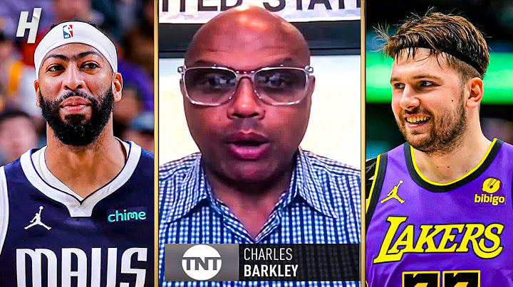 Charles Barkley REACTS to Luka Doncic & Anthony Davis TRADE!