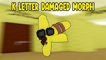 UPDATE - How To Find K LETTER DAMAGED MORPH in Find The Backrooms Morphs
