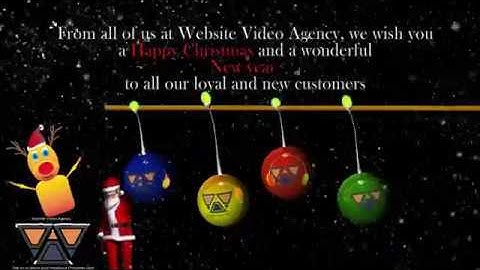 The Website video Agency Christmas card for you