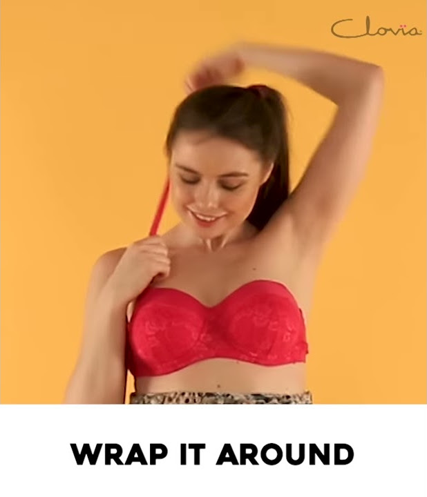 Sew the front half of a cheap strapless bra into a backless dress., 17  Hacks Every Bra Wearer Should Know