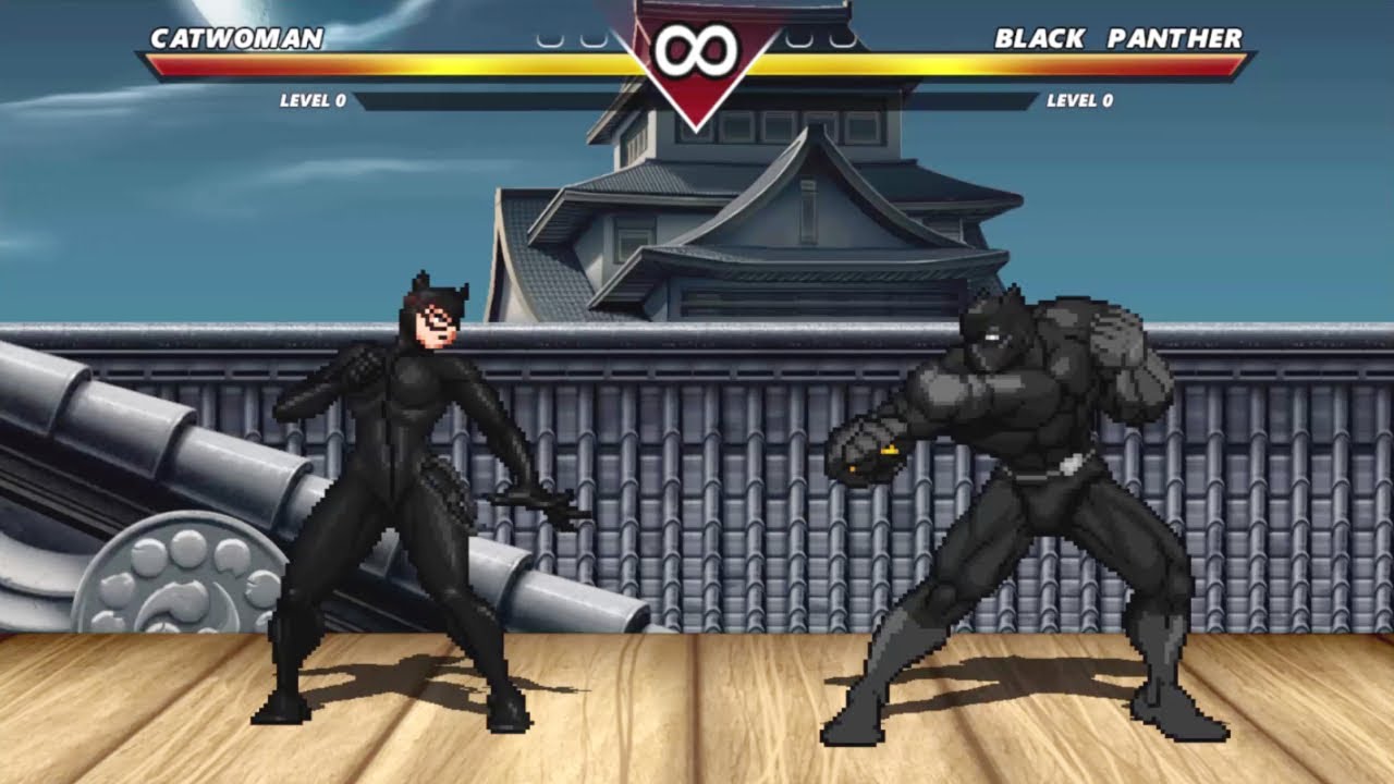 Black Catwoman VS Black Panther I HIGH LEVEL EPIC FIGHT! - YouTube