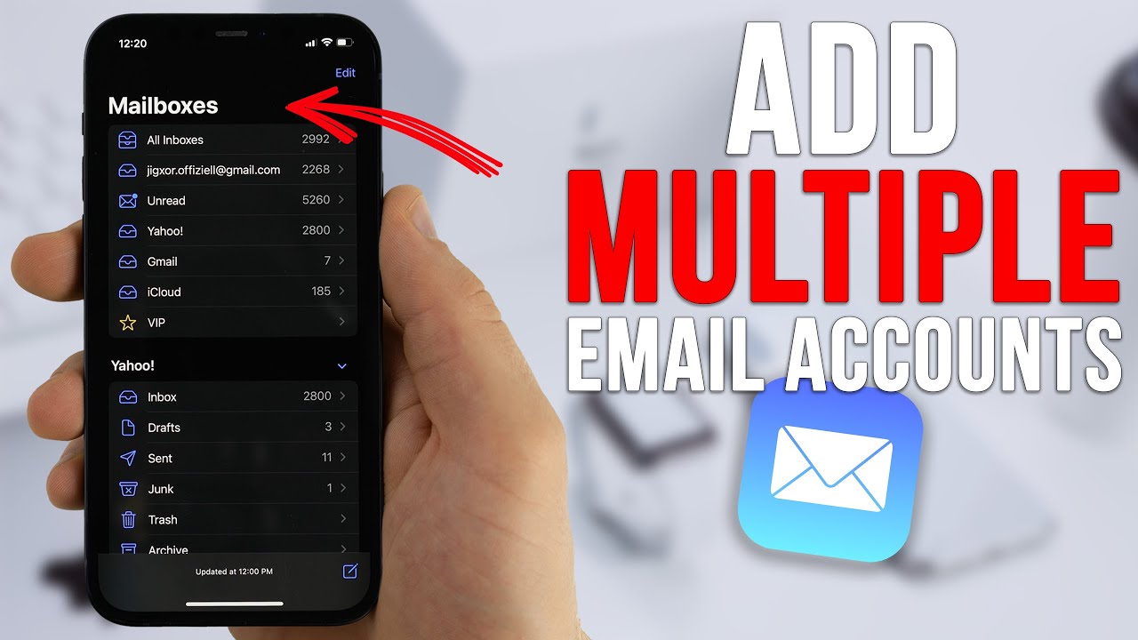 How To Add Multiple Email Accounts On IPhone iPad 2023 YouTube