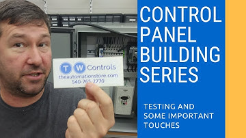 Control Panel Building Testing and Finishing Touches Part 6 of 6