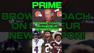BROWNS COACH ON SHEDEUR NEW WEAPON #nfl #espn #s3sports #shedeursanders #deionsanders #browns