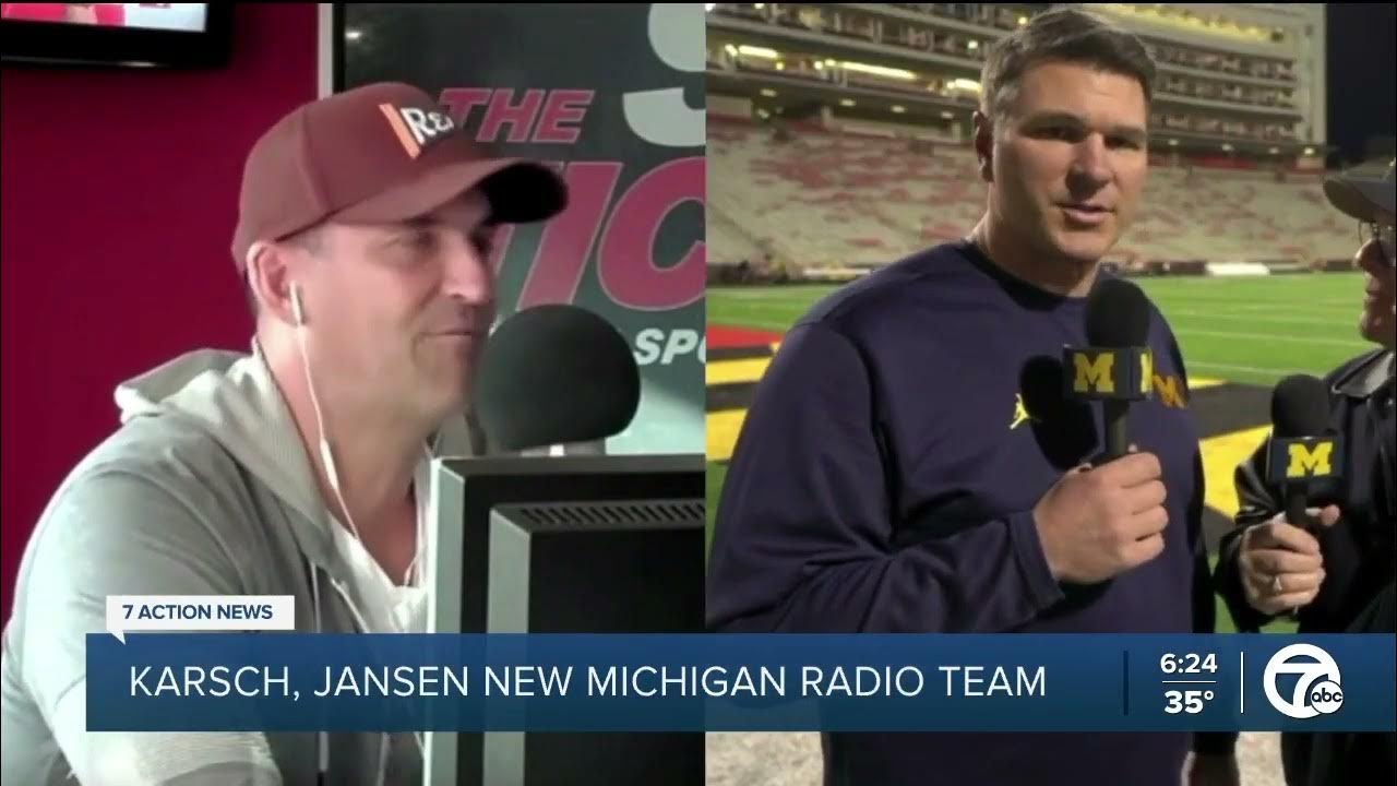 Michigan football’s new radio broadcast booth: Doug Karsch and Jon ...