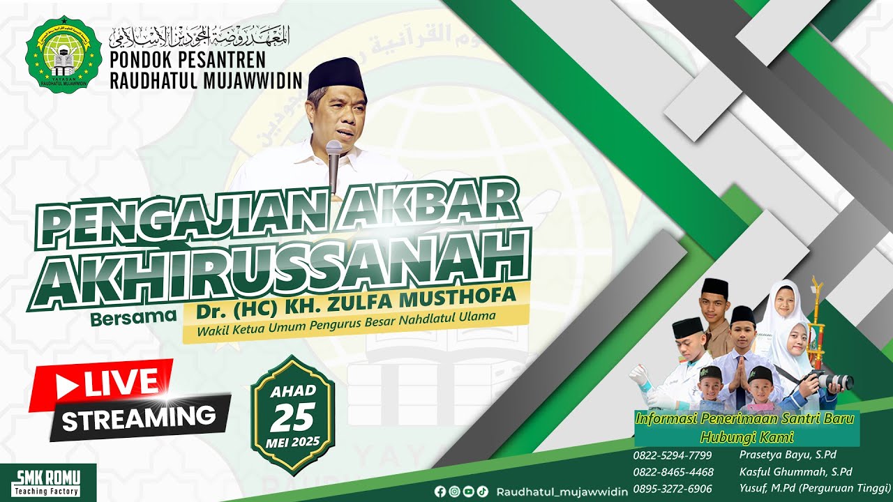 Live Streaming Haflah Akhirusanah XXVIII