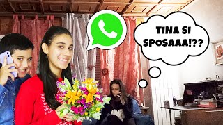 TINA SI SPOSA !! SCHERZO TELEFONICO A MAMMA E PAPA'