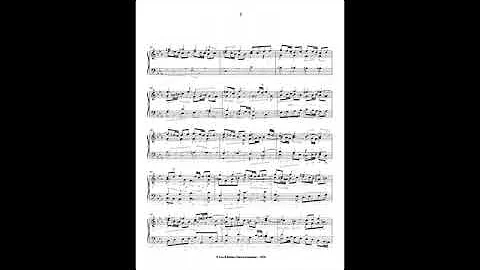 Scarlatti Keyboard Sonata in C minor, K 58