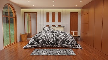 Sketchup+Keyshot Bedroom Render