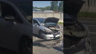 Honda Civic автохлам с зелёной автотекой