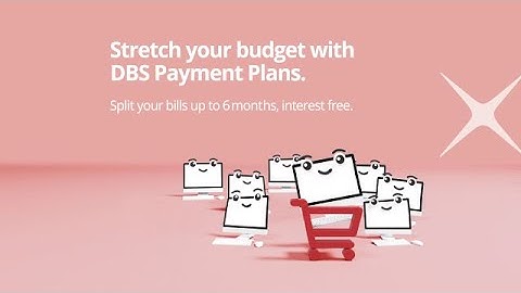 Split your Online Shopping Bills with DBS Payment Plans