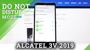 How to Activate Do Not Disturb Mode in ALCATEL 3V 2019 – Silent Mode